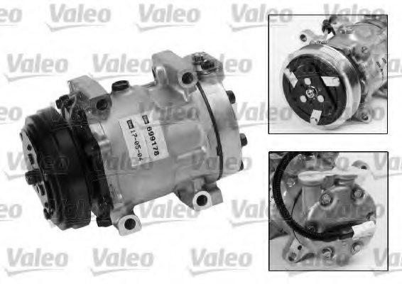 VALEO 699178 Compressor, air conditioning